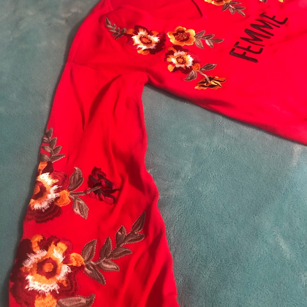 INC Femme Bell Sleeve Shirt